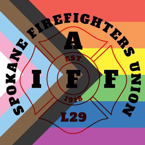 IAFF Local 29 stands proudly with our LGBTQIA+ siblings this Pride Month. As union members, we know that dignity is not given; it’s demanded, fought for, and earned through struggle.
Bayard Rustin, a Black, gay labor organizer and civil rights leader, once said: “When an individual is protesting society’s refusal to acknowledge their dignity as a human being, their very act of protest confers dignity upon them.” Pride began as a protest; a radical stand against police violence, systemic oppression, and erasure. And it remains a call to action.
Workers have a duty to building a Labor Movement that defends the dignity of every worker; queer, trans, Black, brown, immigrant, and more. In Spokane and across the country, we raise our voices in solidarity and say: we see you, we stand with you, and we will fight beside you.
Happy Pride. Solidarity forever.
#Spokane #pride #wscff #iaff7thdistrict