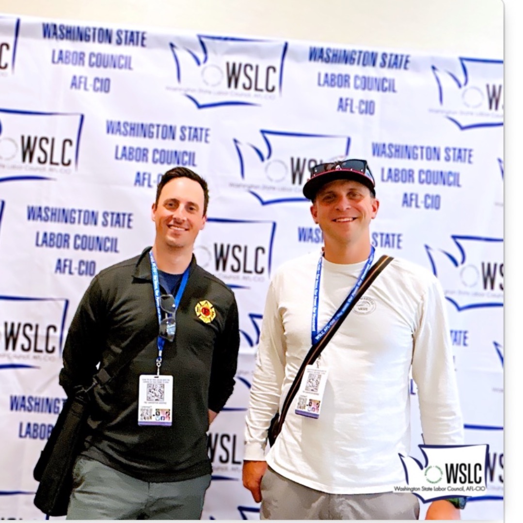 Brothers Doyle and Davis putting in the work at the Washington State Labor Council convention!
#wslc #wscff #iaff #solidarityforever